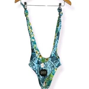 Moana Bikini Sassy Sea Monkey Reversible Seamless Swimsuit NO TUBE TOP SZ SM NWT